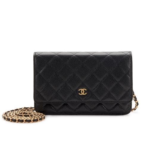 caviar wallet on chain chanel|Chanel Black Quilted Caviar Wallet On Chain Gold Hardware, .